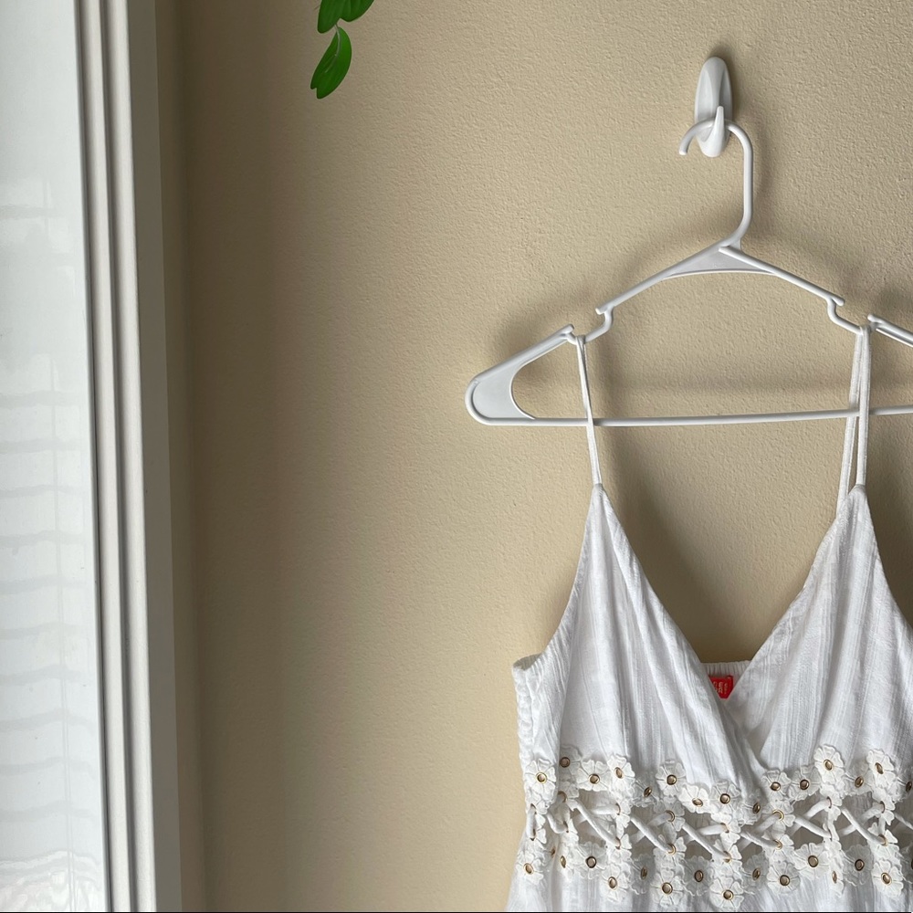 Eyelet Ruffle Romper 🤍 - Picture 7 of 12
